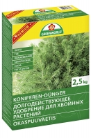 Долгодействующее удобрение GREENWORLD для хвойных растений 2,5 кг