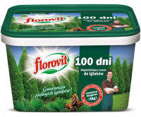 Удобрения Florovit длительного действия для хвойных растений 100 дней 4 кг