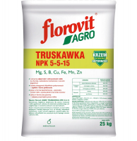 Florovit Agro NPK 5-5-15 для клубники и земляники 25 кг